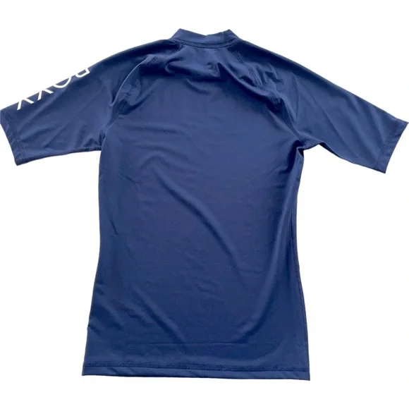 Girls Roxy Blue Rashguard. S - Picture 2 of 7